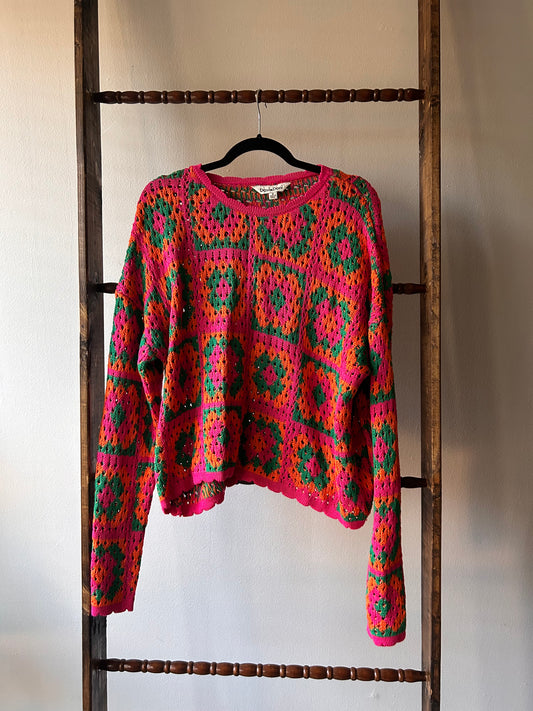 Granny Squares Sweater
