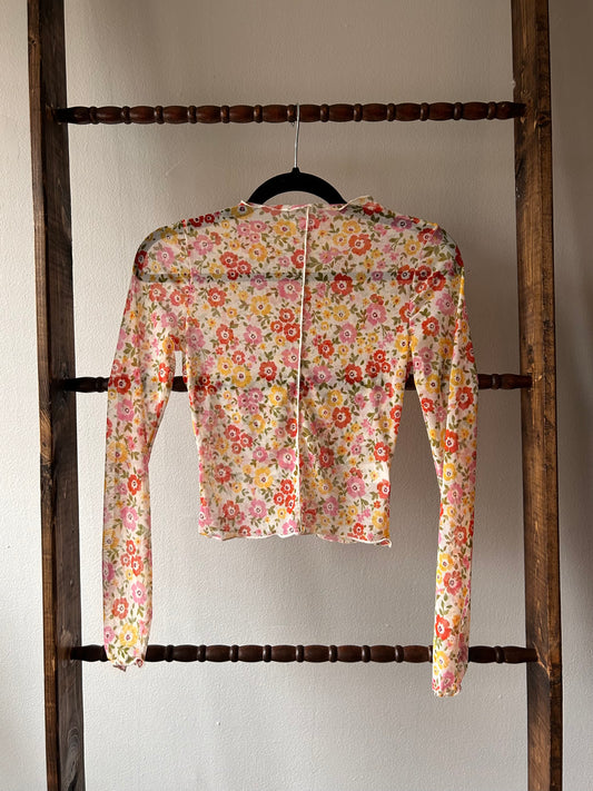 Ivory Pink Long Sleeve