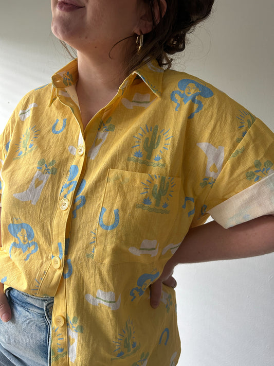 Cowgirl Button Up