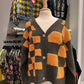 Checker Cardigan