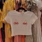 Cherry baby tee