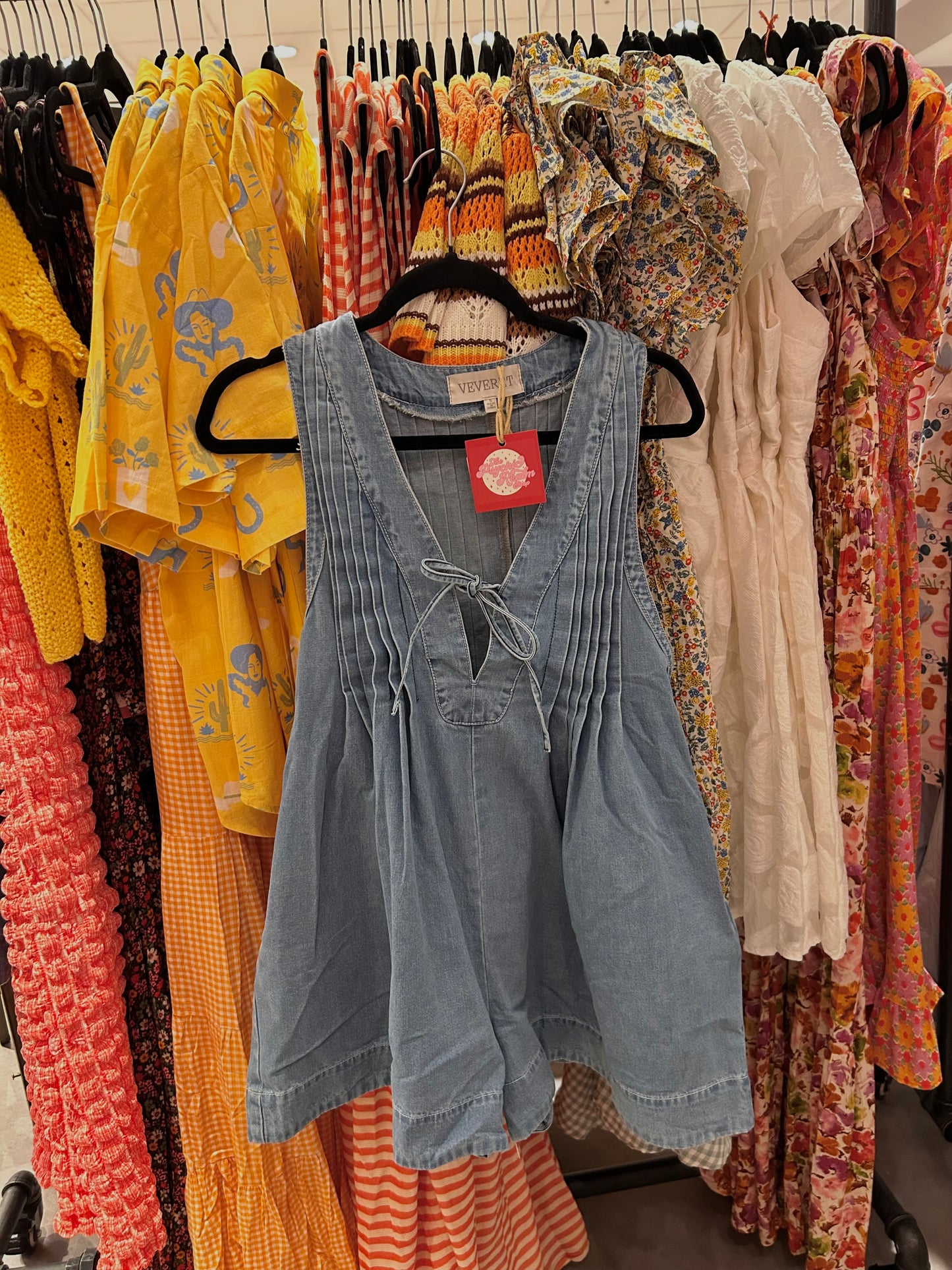 Denim Romper