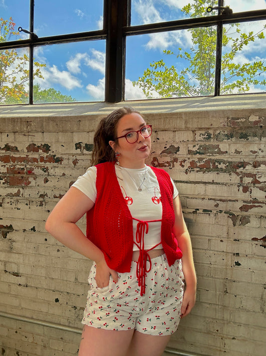 Cherry baby tee